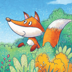 micaela the fox_gordon the golf cart